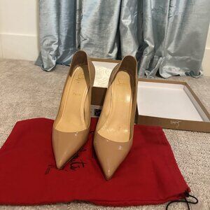 Christian Louboutin Pigalle 85 Patent Calf Nude size 40